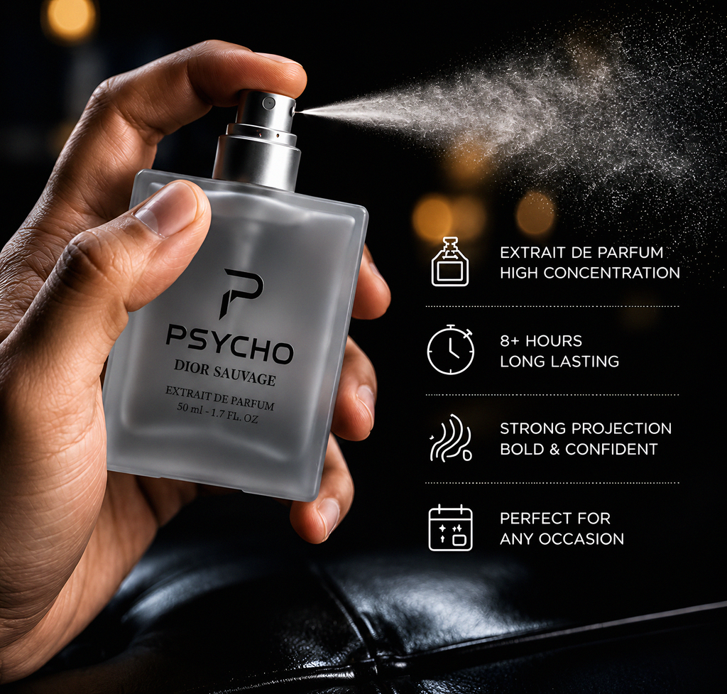 PSYCHO Inspired By Dior Sauvage Extrait De Parfum | 50ml