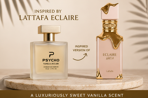 PSYCHO Vanilla Eclair Extrait De Parfum (50ml) | Long Lasting Unisex Perfume