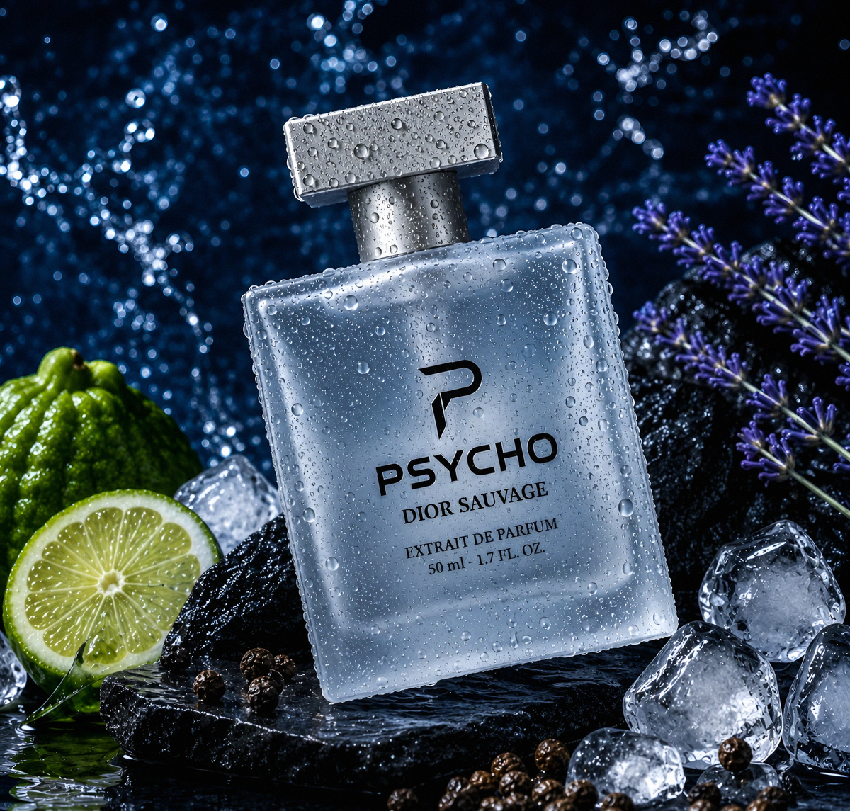 PSYCHO Inspired By Dior Sauvage Extrait De Parfum | 50ml
